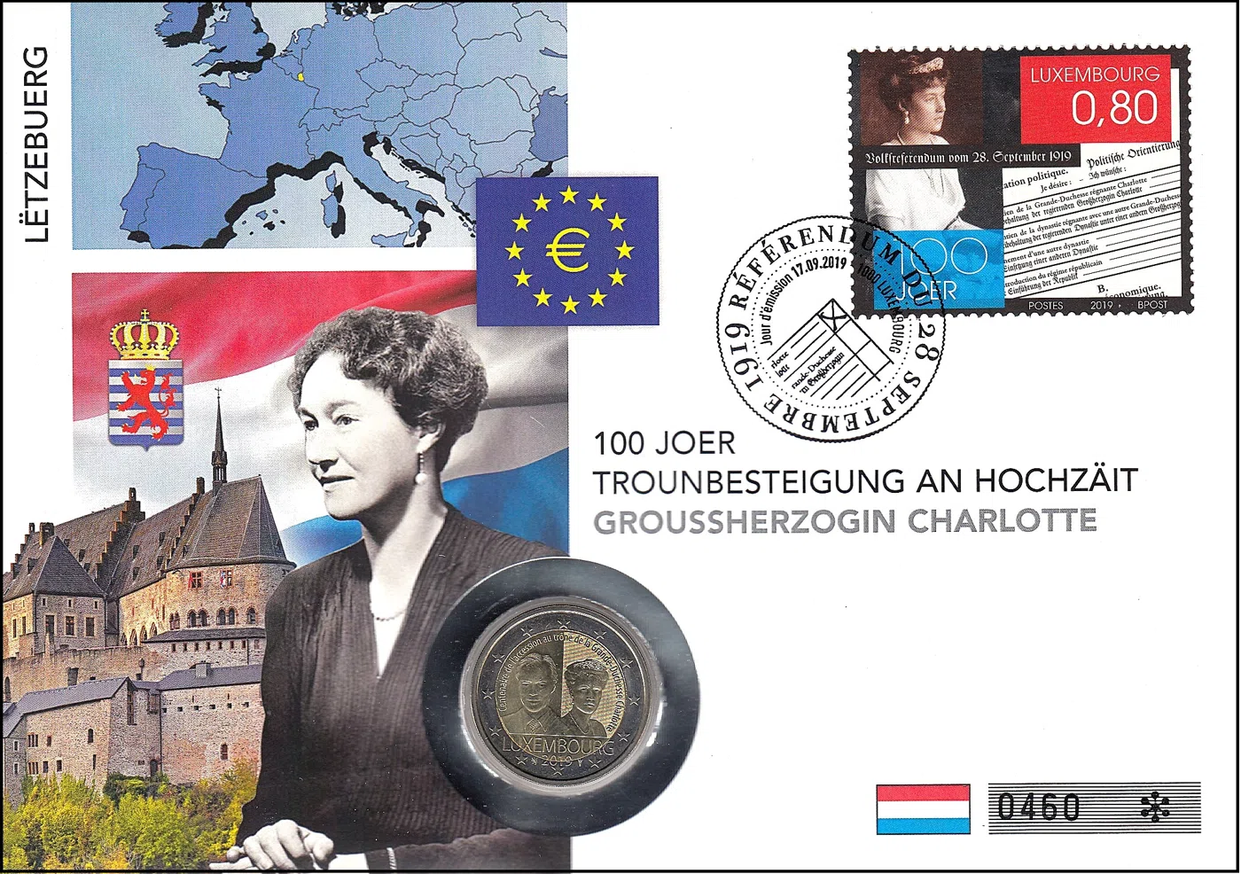 100. OBLETNICA USTOLIČENJA VELIKE VOJVODINJE CHARLOTTE